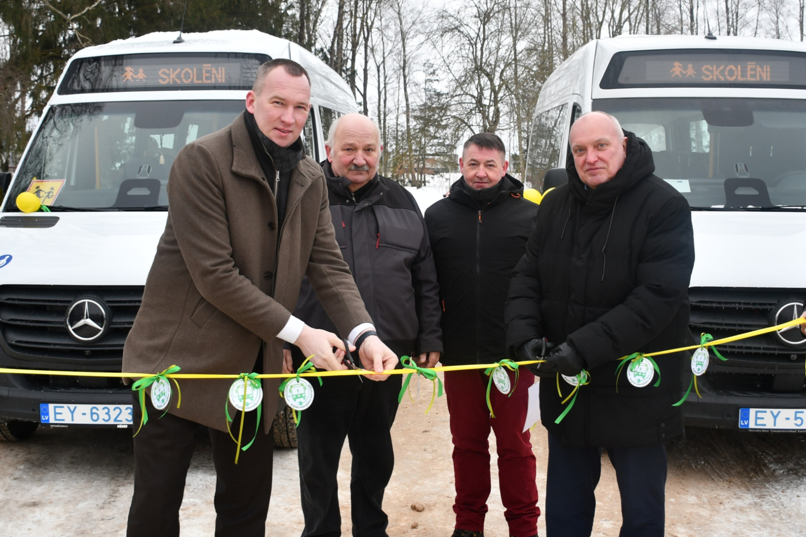Jauno elektroautobusu svinīgā atklāšana