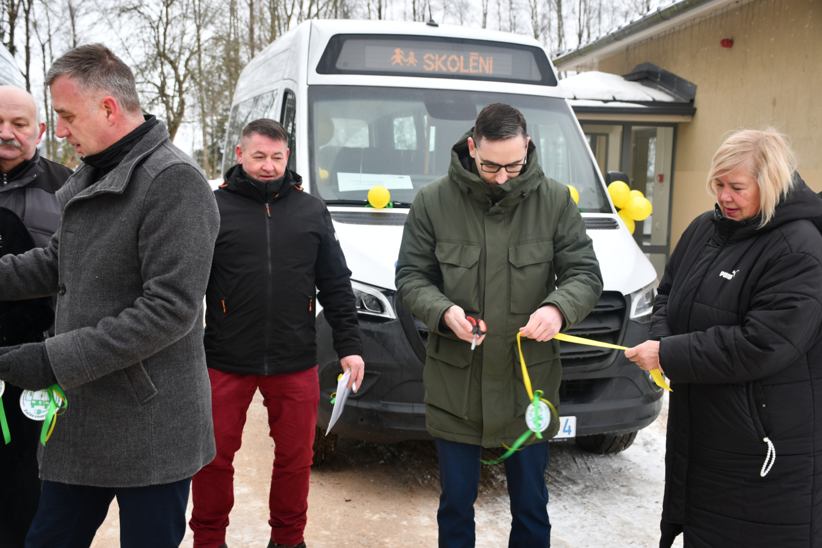 Jauno elektroautobusu svinīgā atklāšana