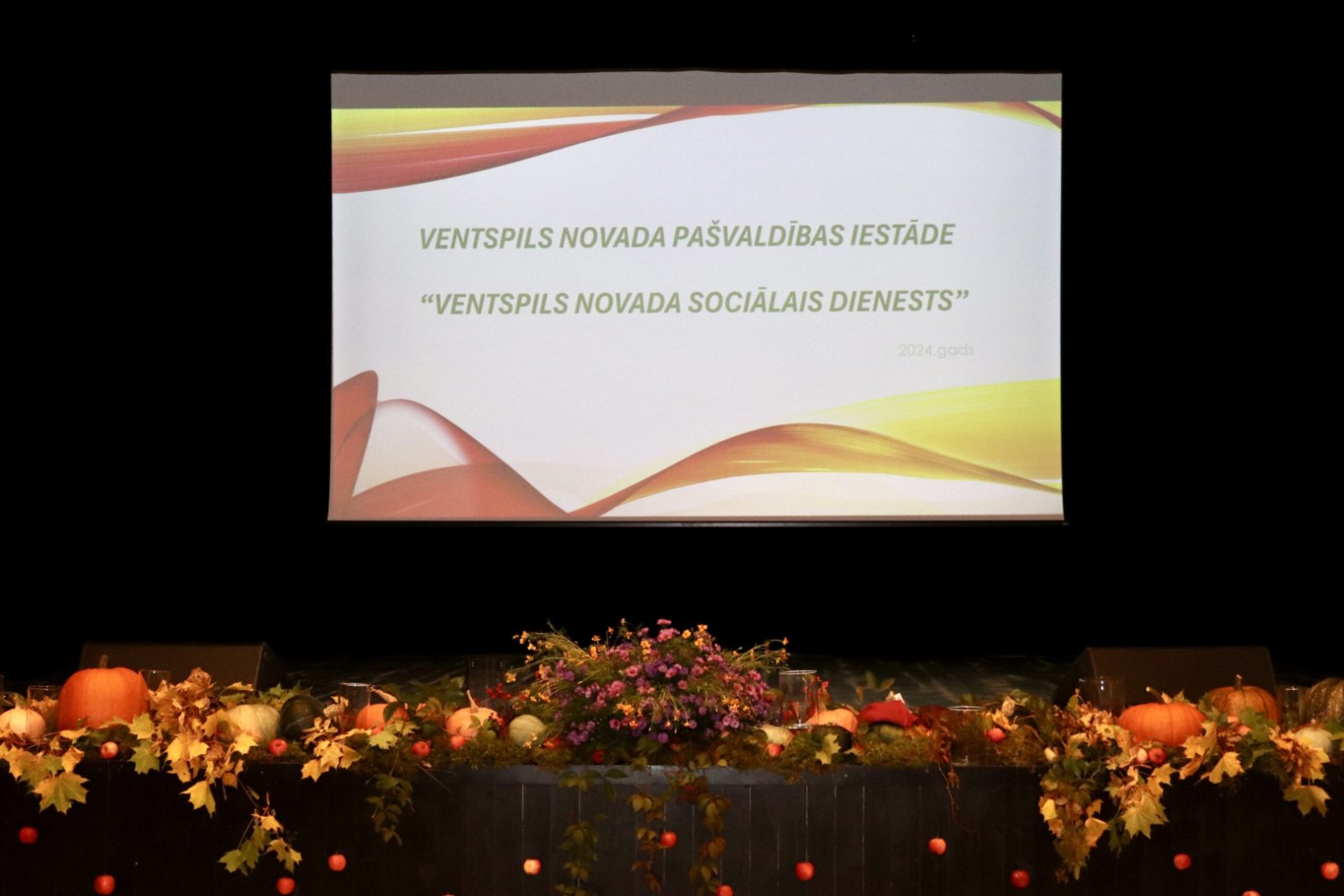 Pasākuma prezentācijas slaids