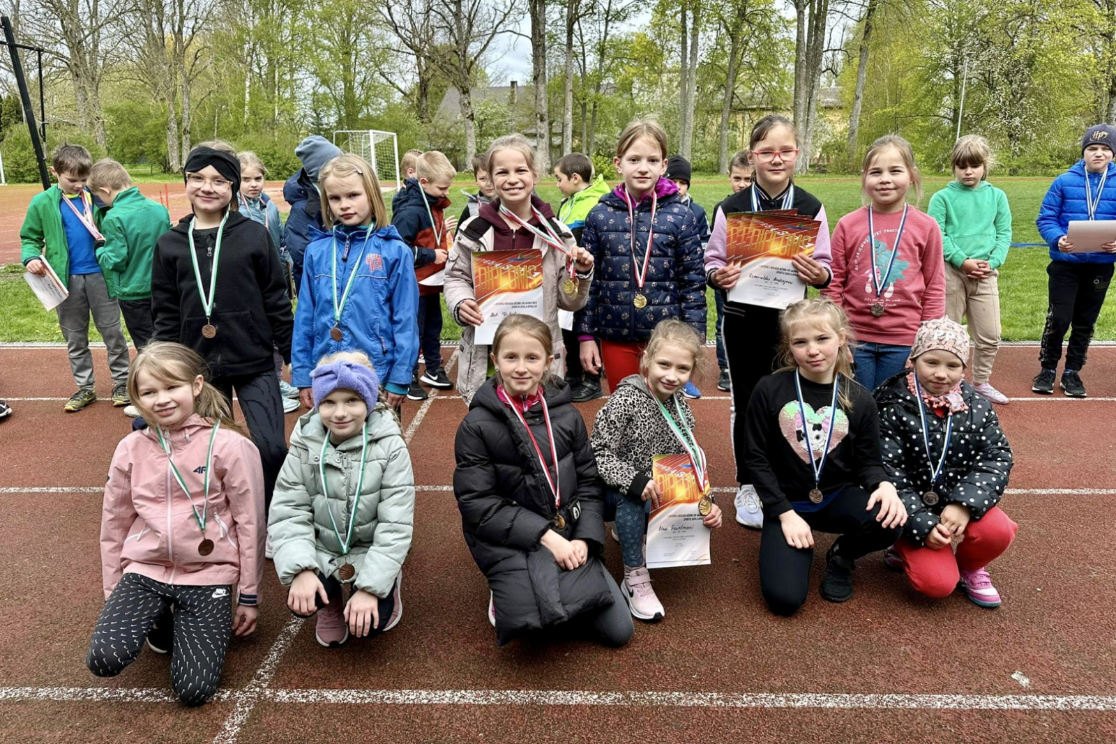 Sportisti ar medaļām