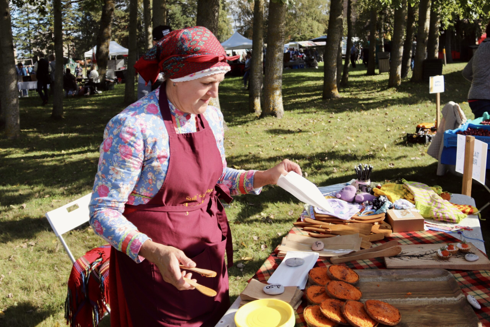 Pasākuma dalībniece