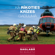 Kā rīkoties krīzes gadījumā bukleta vizuālis
